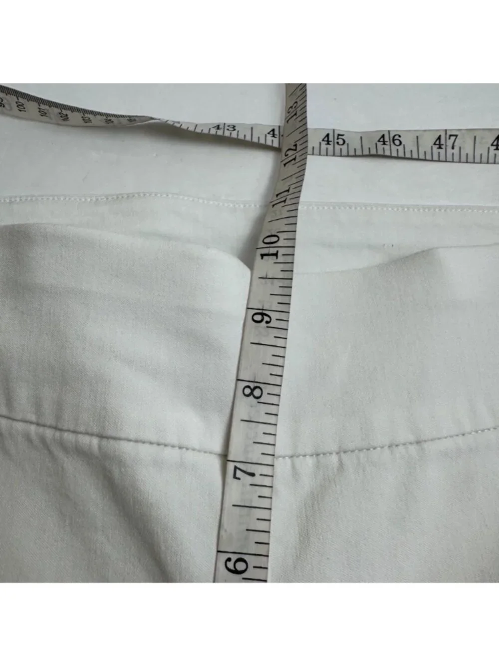 INC Pull-On White Pants Lightweight Women's Size 6 Summer Casual Stretchy Career